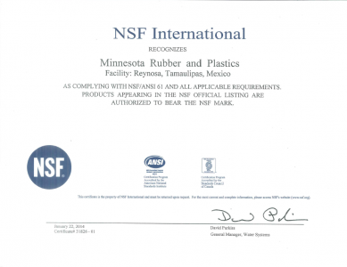 NSF/ANSI 61认证-Reynosa, Mexico