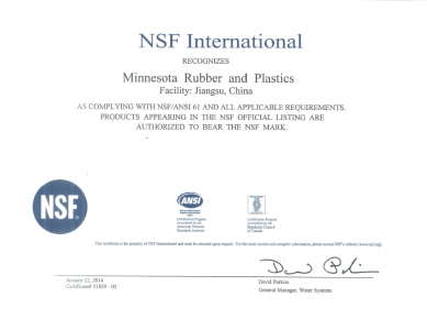 NSF/ANSI 61认证-中国苏州