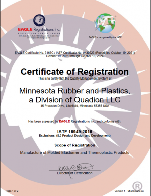 IATF 16949: 2016认证-Litchfield, Minnesota