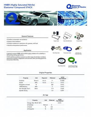 HNBR弹性体材料574CX (PDF)