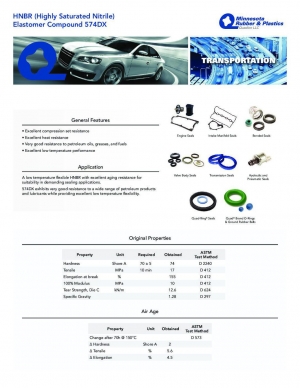 HNBR弹性体材料574DX (PDF)