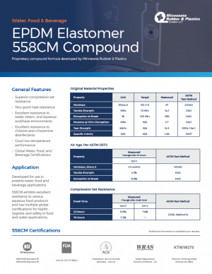 Qmonix®  EPDM弹性体材料558CM (PDF)